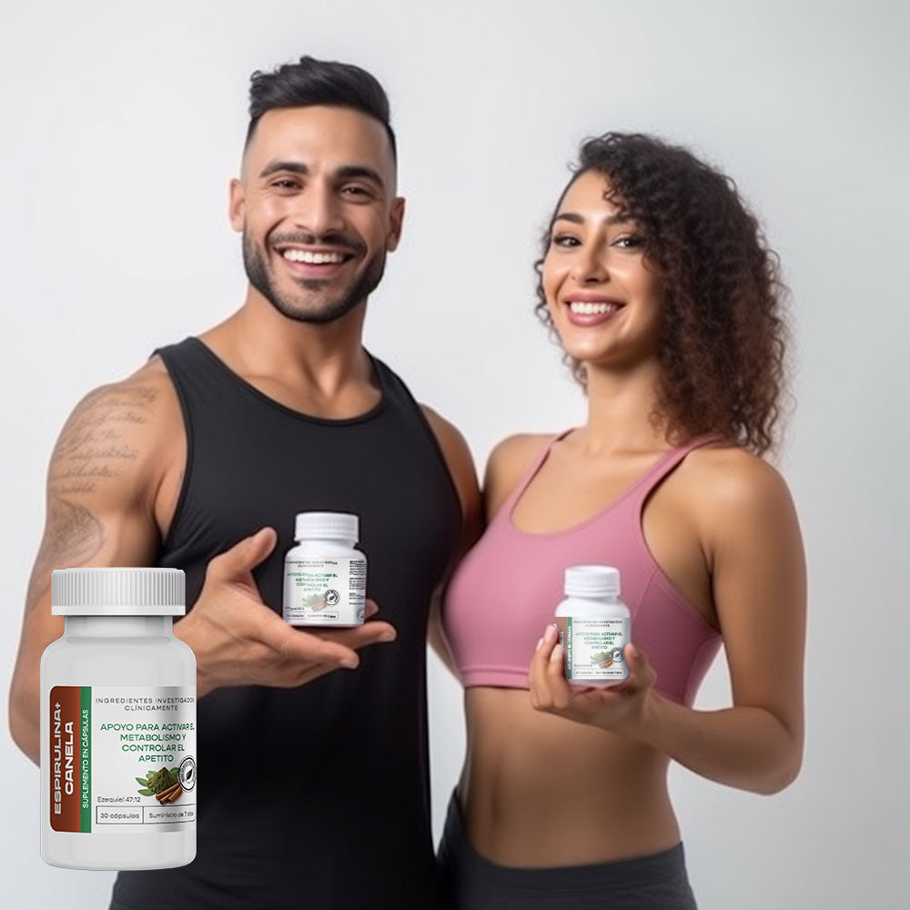 Suplemento Espirulina+Canela - Adelgazante Natural – Vitacentro