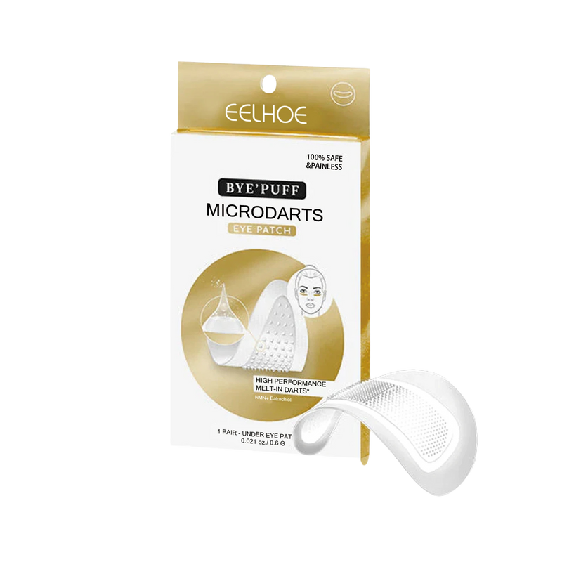Microneedle Hyaluronic Eye Patches for Brighter, Smoother Under-Eyes