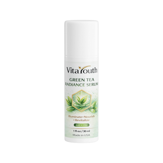 VitaYouth™ Green Tea + Tamanu Oil Radiance Serum for Brighter, Even-Looking Skin
