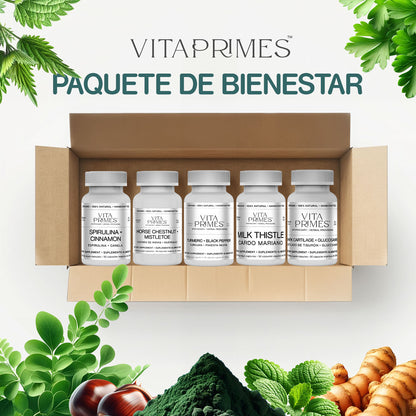 Paquete de Bienestar - ¡5 suplementos para el bienestar total!