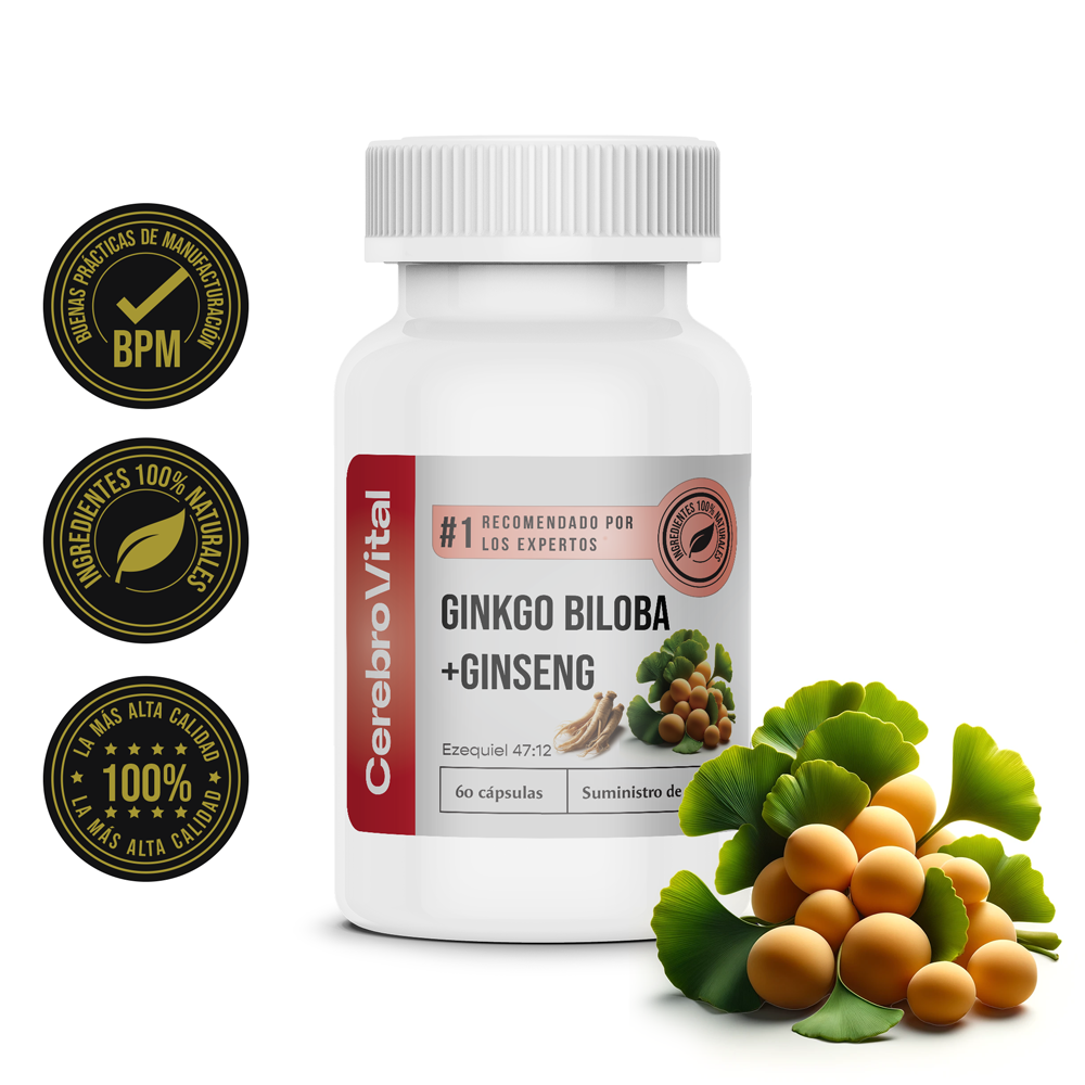 CerebroVital: Ginkgo Biloba + Ginseng