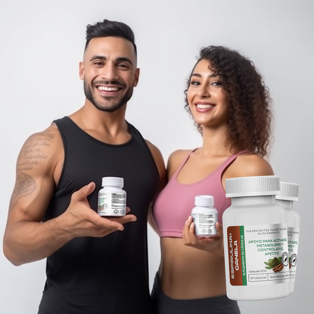 Suplemento Espirulina+Canela - Adelgazante Natural