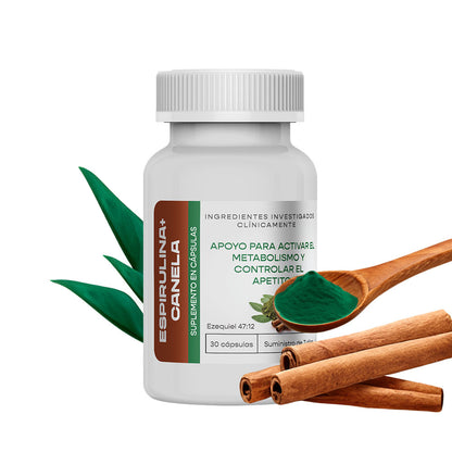 Spirulina + Cinnamon: Weight Loss & Glucose Support