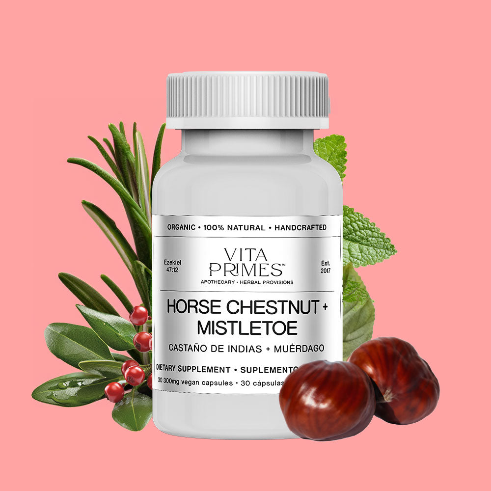 Horse Chestnut + Mistletoe: Blood Pressure & Circulation Support