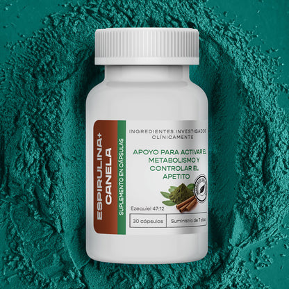 Spirulina + Cinnamon: Weight Loss & Glucose Support