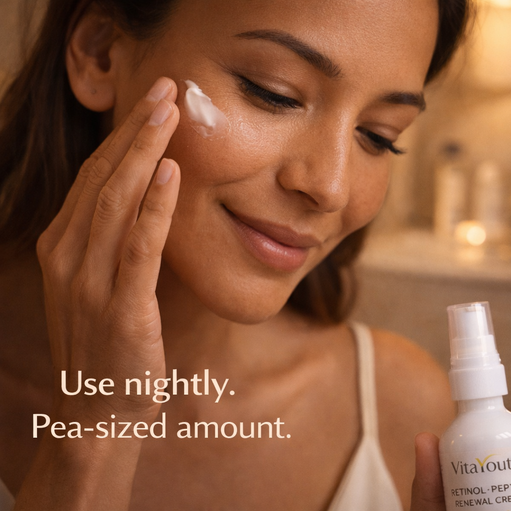 VitaYouth™ Retinol + Peptide Renewal Cream for Smoother-Looking Skin