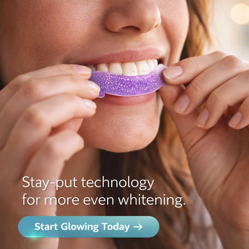 Purple DryGrip Whitening Strips