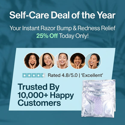 Hydrogel Vajacial Mask for Razor Bumps & Redness Relief