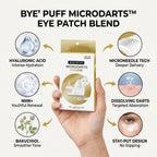 Microneedle Hyaluronic Eye Patches for Brighter, Smoother Under-Eyes