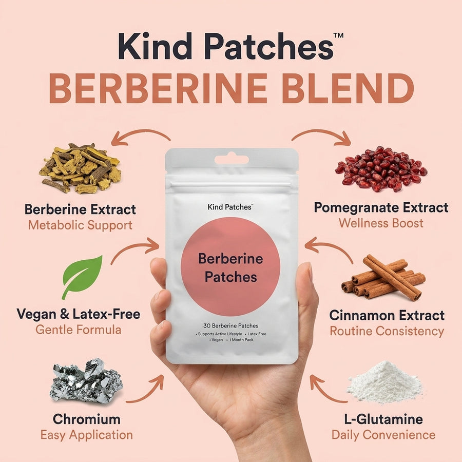 Berberine Blend Patches for Daily Balance (30 Pack)