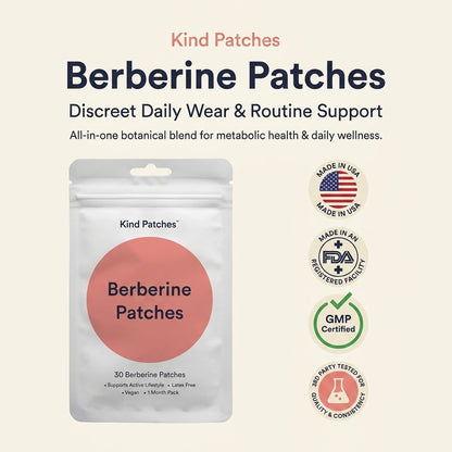 Berberine Blend Patches for Daily Balance (30 Pack)