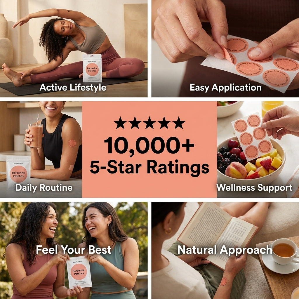 Berberine Blend Patches for Daily Balance (30 Pack)