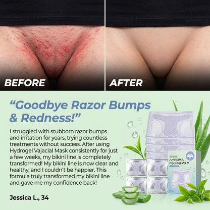 Hydrogel Vajacial Mask for Razor Bumps & Redness Relief